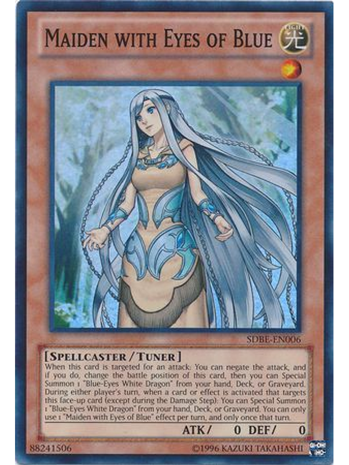 Maiden with Eyes of Blue - SDBE-EN006 - Super Rare Unlimited 1