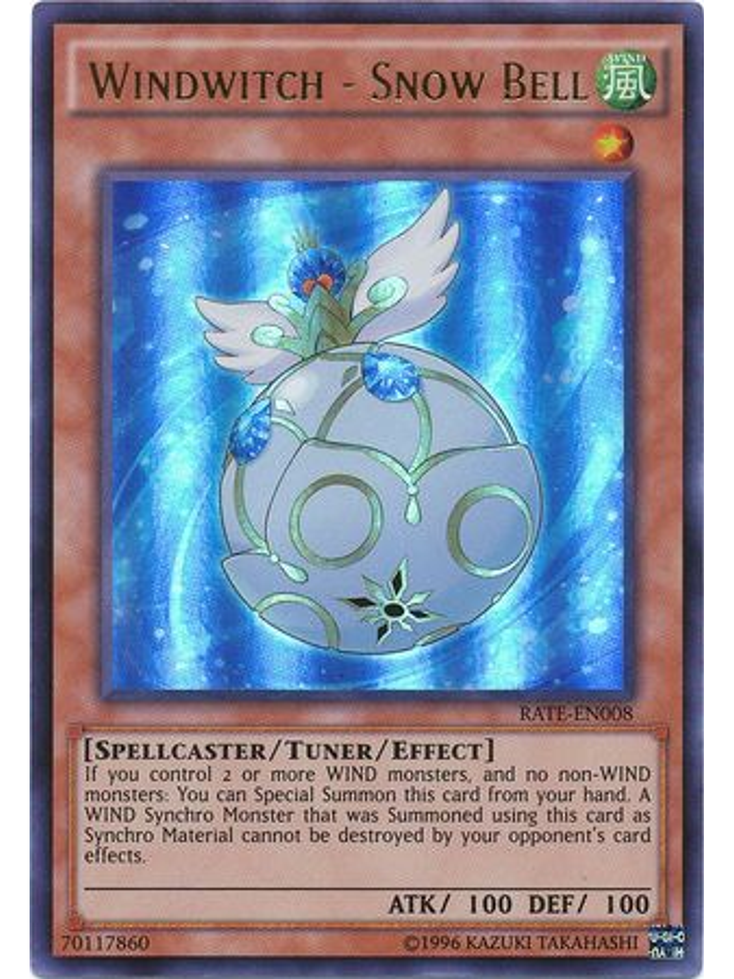 Windwitch - Snow Bell - RATE-EN008 - Ultra Rare Unlimited 1