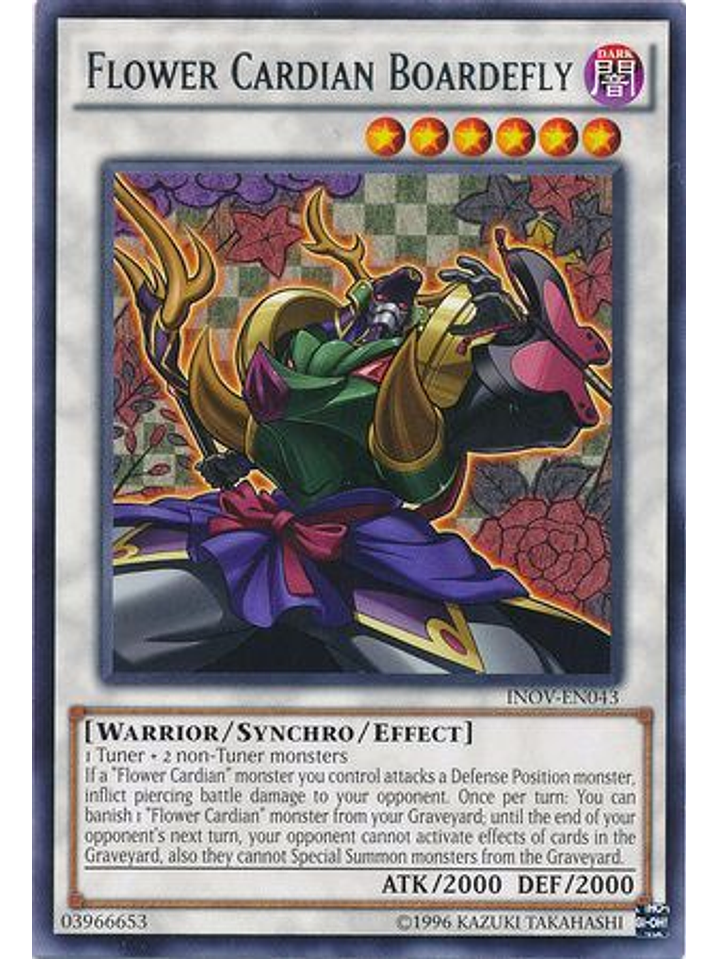 Flower Cardian Boardefly - INOV-EN043 - Rare Unlimited 1