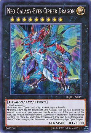 Neo Galaxy-Eyes Cipher Dragon - RATE-EN049 - Super Rare Unlimited