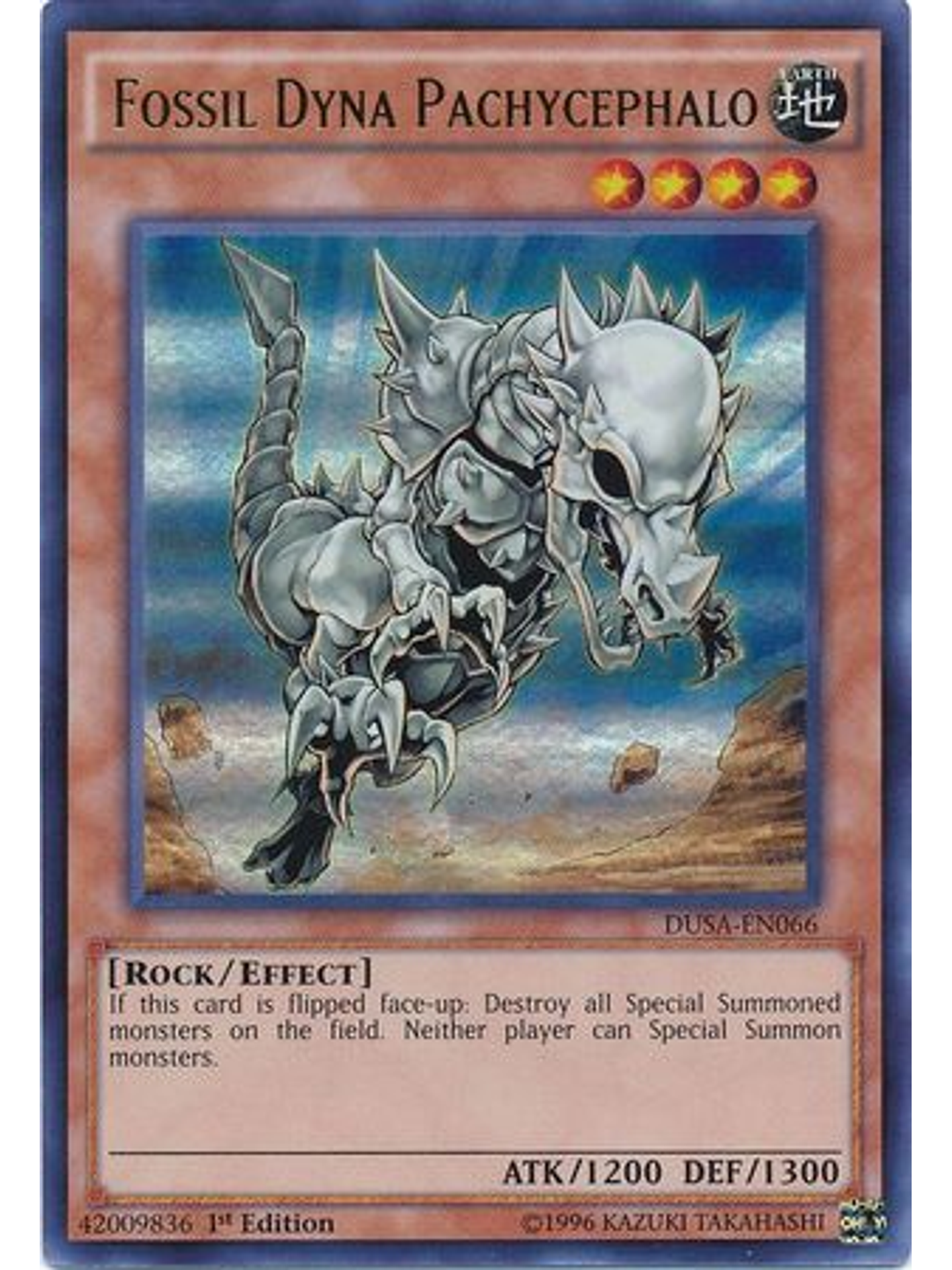 Fossil Dyna Pachycephalo - DUSA-EN066 - Ultra Rare 1st Edition 1