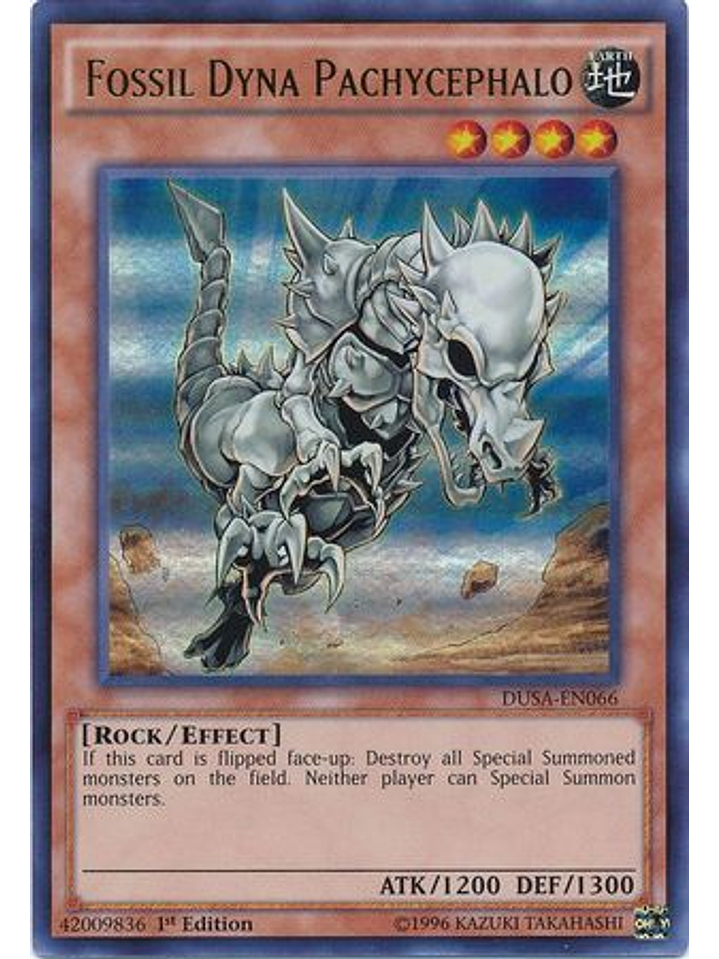 Fossil Dyna Pachycephalo - DUSA-EN066 - Ultra Rare 1st Edition 1