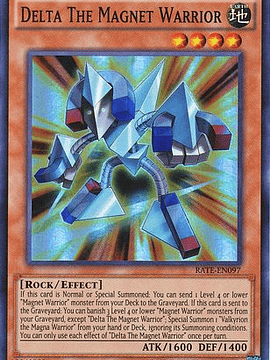 Delta The Magnet Warrior - RATE-EN097 - Super Rare Unlimited