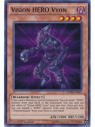 Vision HERO Vyon - DUSA-EN021 - Ultra Rare 1st Edition