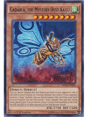 Gadarla, the Mystery Dust Kaiju - MP16-EN234 - Rare 1st Edition