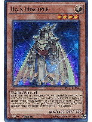 Ra's Disciple - DRL3-EN052 - Ultra Rare 1st Edition