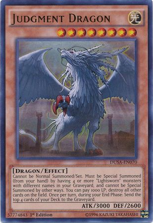 Judgment Dragon - DUSA-EN070 - Ultra Rare 1st Edition