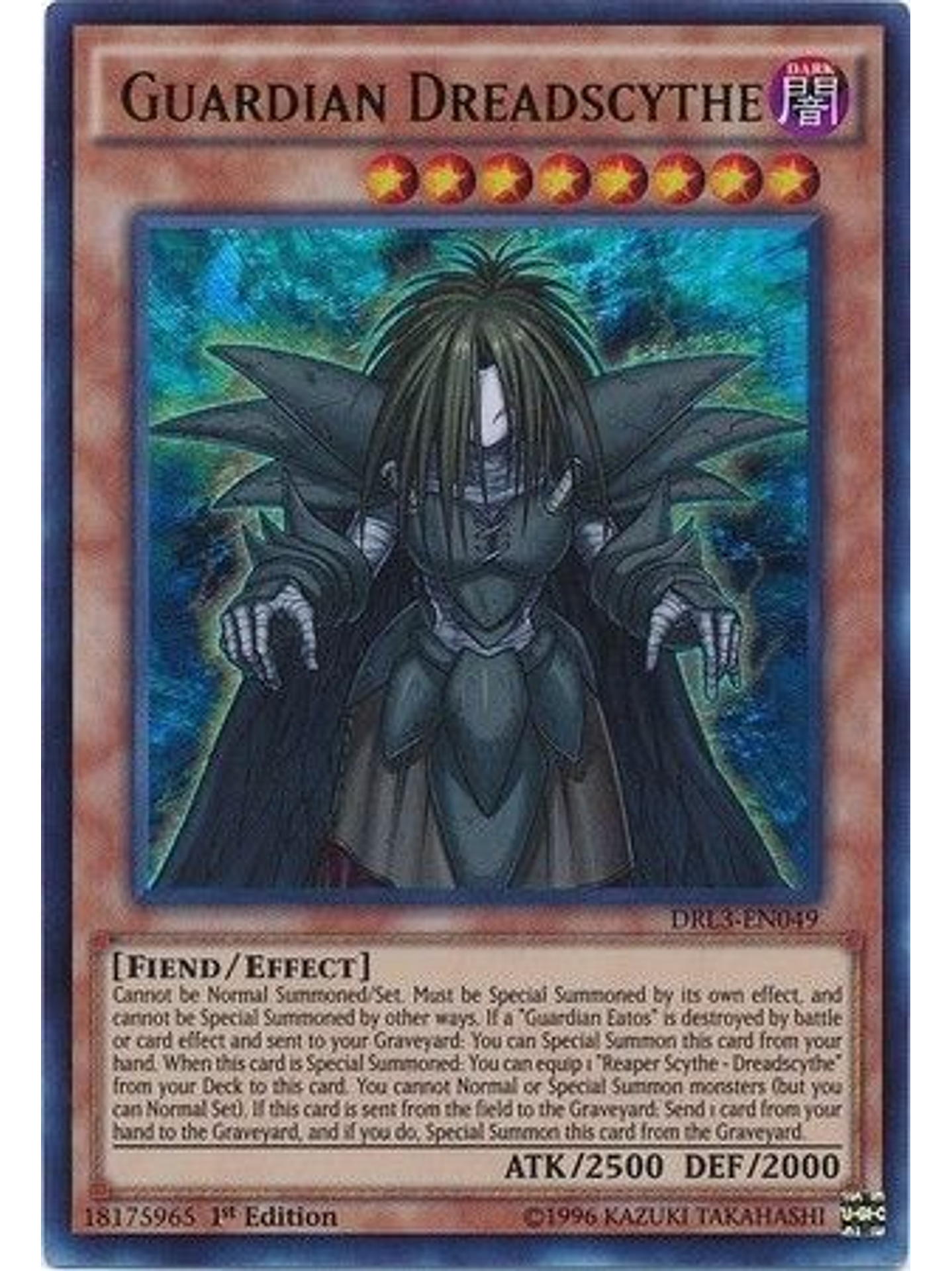 Guardian Dreadscythe - DRL3-EN049 - Ultra Rare 1st Edition 1