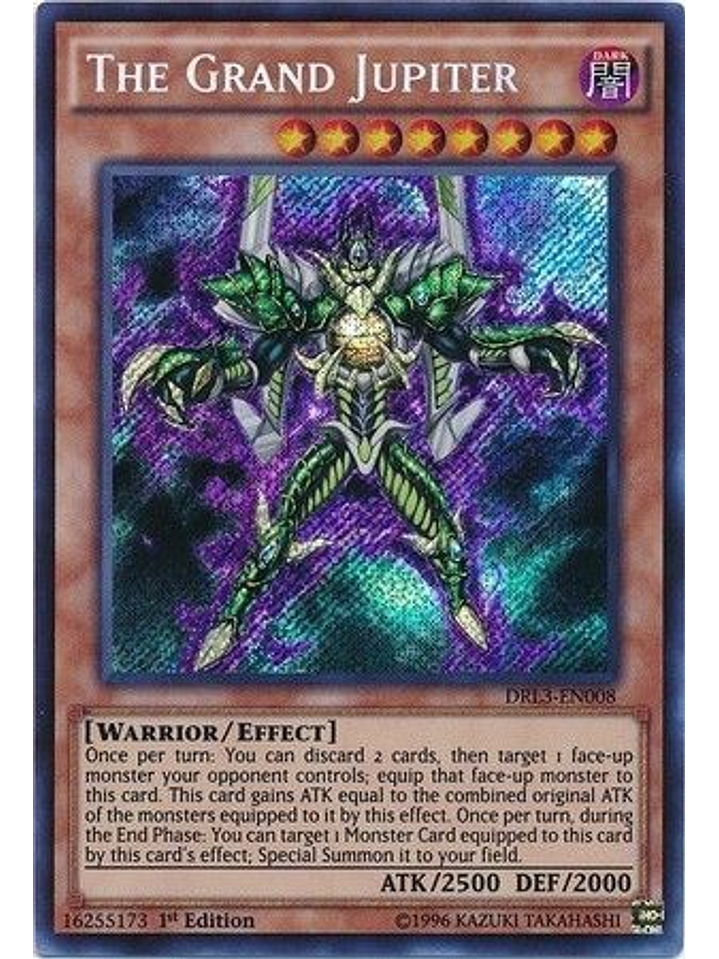 The Grand Jupiter - DRL3-EN008 - Secret Rare 1st Edition 1