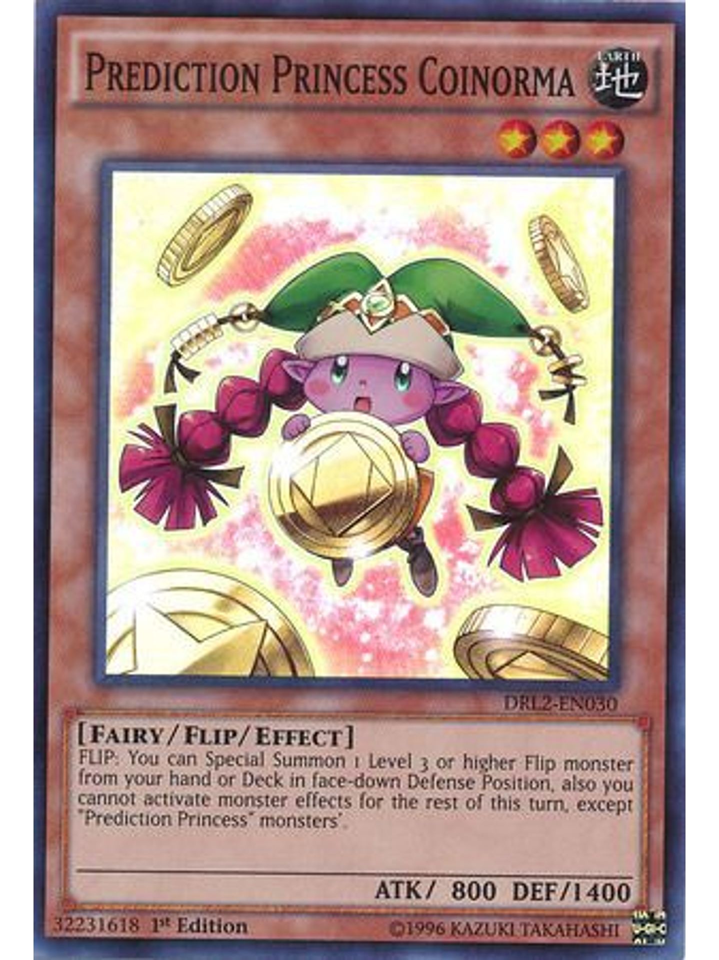 Prediction Princess Coinorma - DRL2-EN030 - Super Rare 1st Edition 1