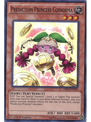 Prediction Princess Coinorma - DRL2-EN030 - Super Rare 1st Edition