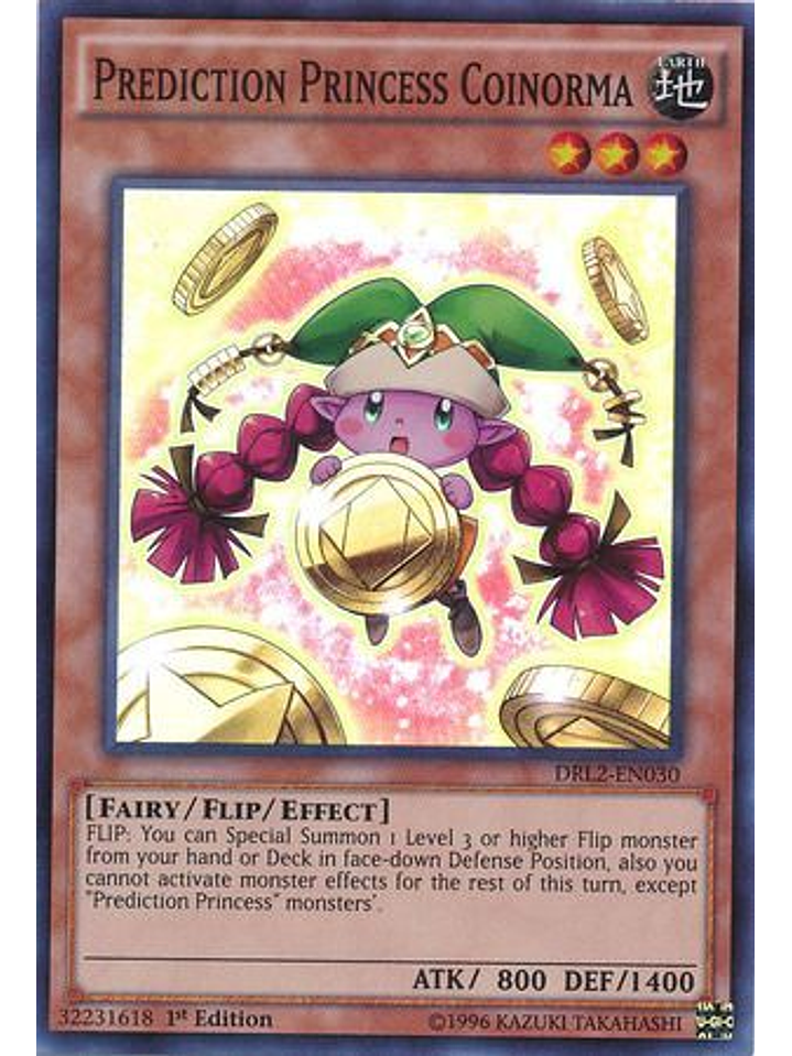Prediction Princess Coinorma - DRL2-EN030 - Super Rare 1st Edition 1