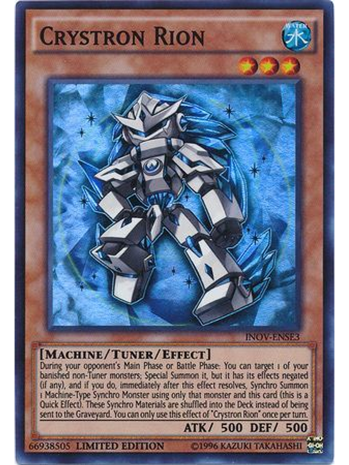 Crystron Rion - INOV-ENSE3 - Super Rare Limited Edition 1