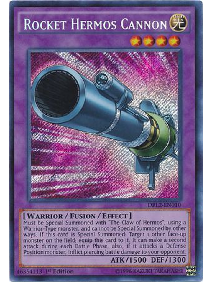 Rocket Hermos Cannon - DRL2-EN010 - Secret Rare 1st Edition 1