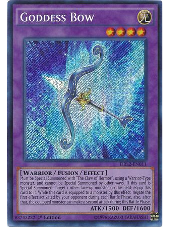 Goddess Bow - DRL2-EN011 - Secret Rare 1st Edition 1