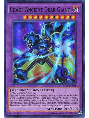 Chaos Ancient Gear Giant - RATE-EN041 - Super Rare Unlimited