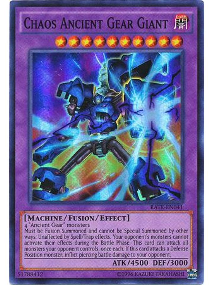 Chaos Ancient Gear Giant - RATE-EN041 - Super Rare Unlimited 1