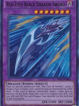 Red-Eyes Black Dragon Sword - DRL3-EN066 - Ultra Rare 1st Edition