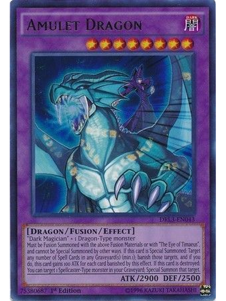 Amulet Dragon - DRL3-EN043 - Ultra Rare 1st Edition 1