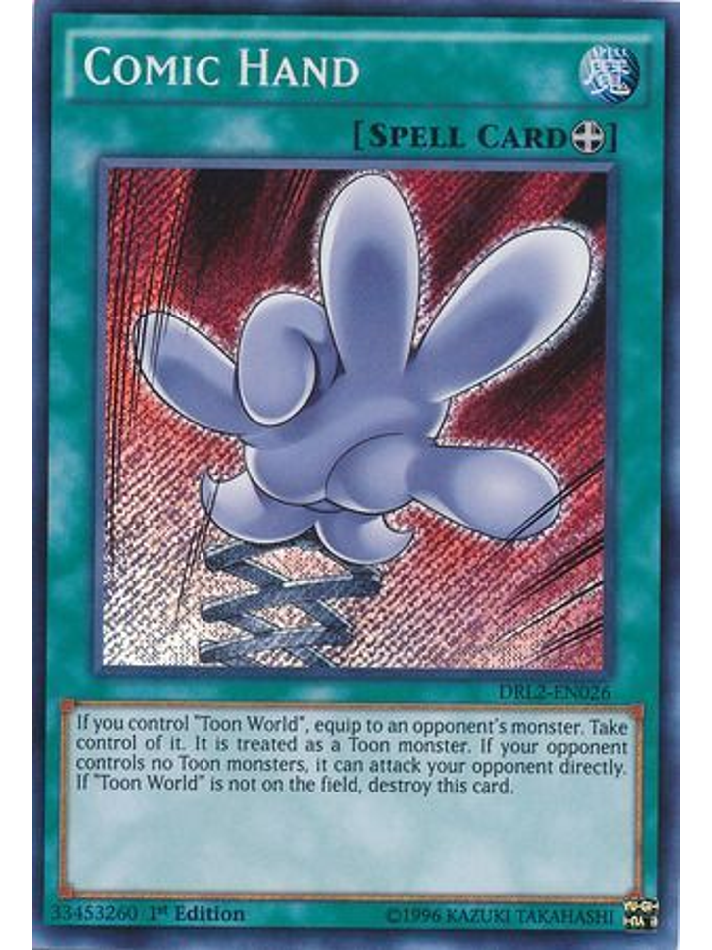 Comic Hand - DRL2-EN026 - Secret Rare 1st Edition 1