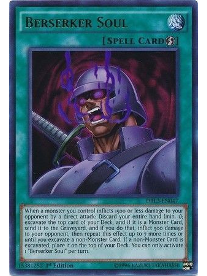Berserker Soul - DRL3-EN047 - Ultra Rare 1st Edition 1