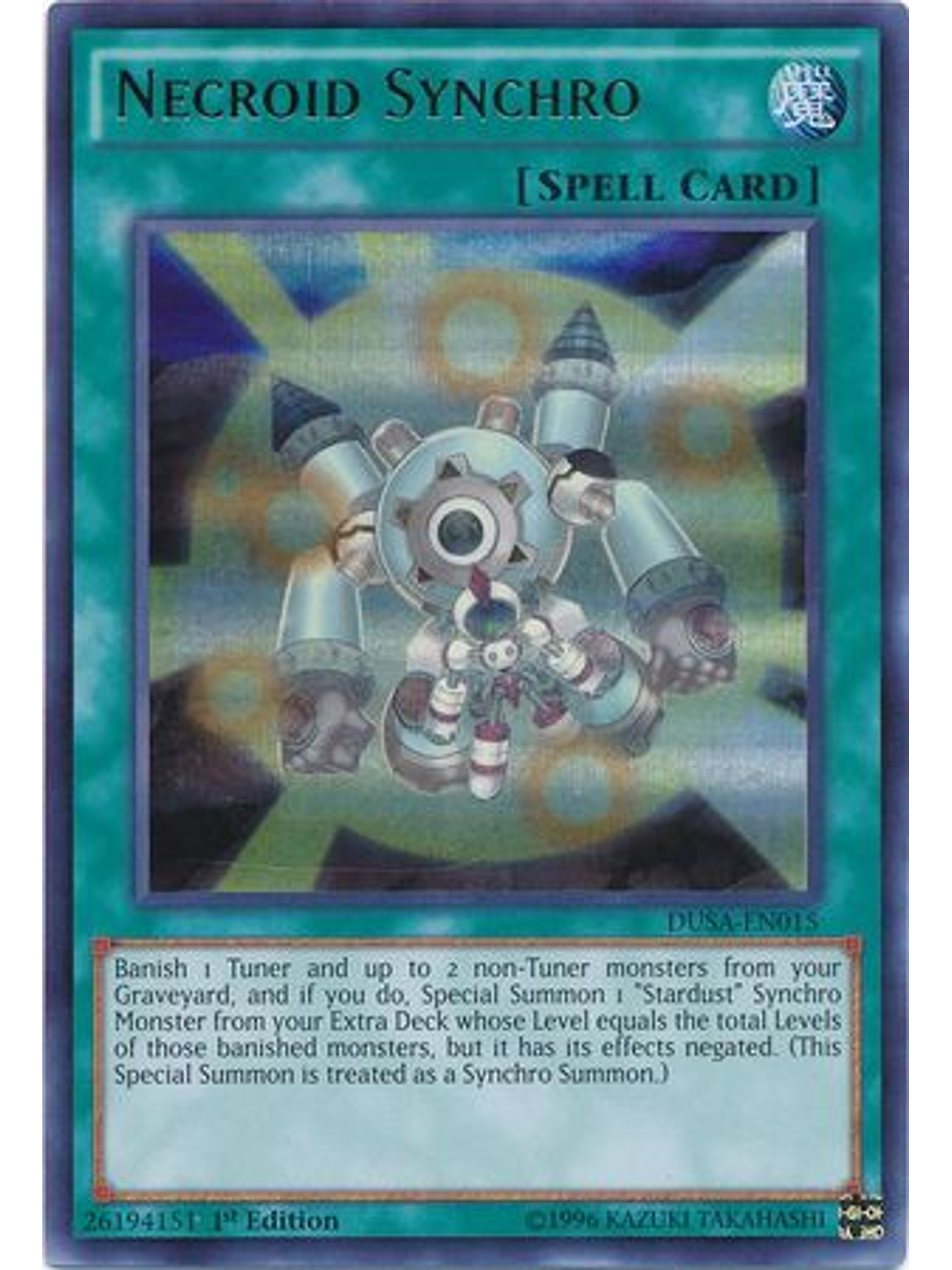 Necroid Synchro - DUSA-EN015 - Ultra Rare 1st Edition 1