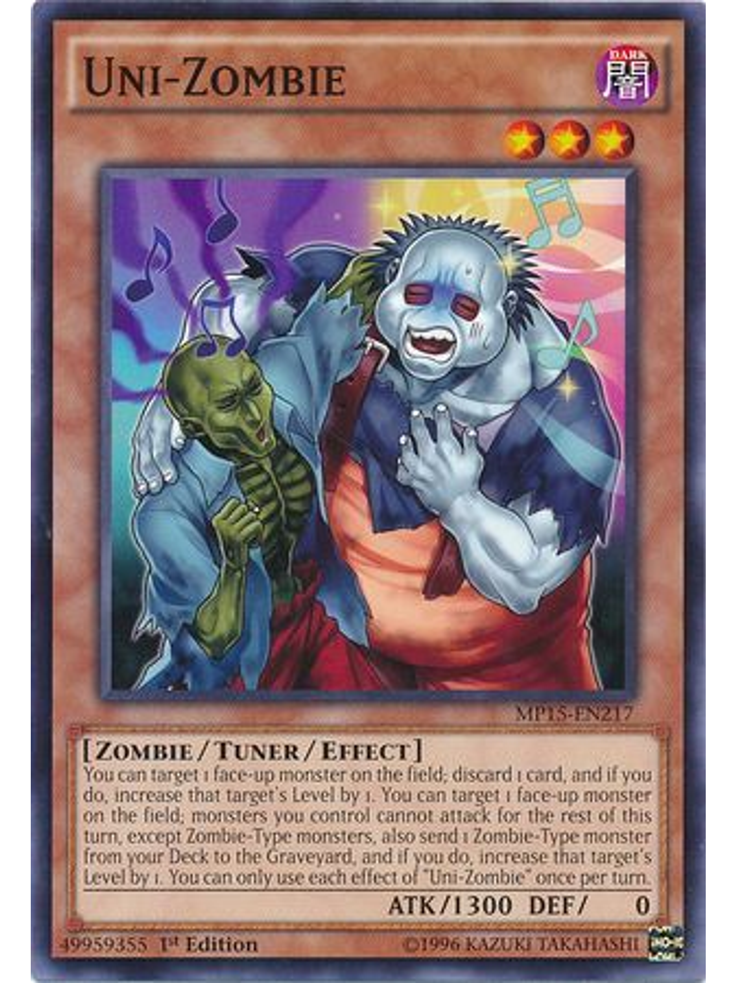 Uni-zombie - mp15-en217 - Common 1st Edition 1