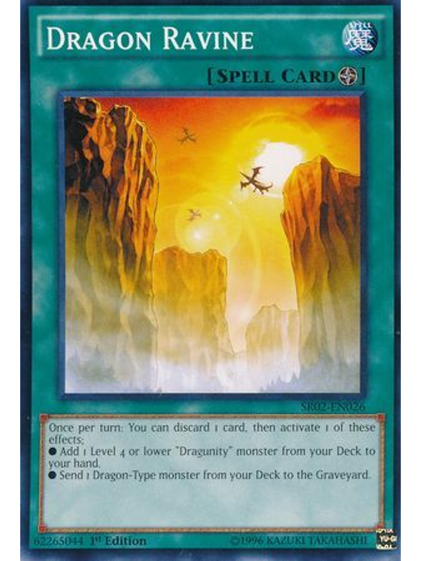Dragon Ravine - sr02-en026 - Common 1st Edition 1
