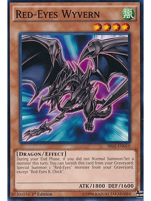 Red-eyes Wyvern - sr02-en010 - Common 1st Edition