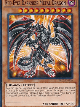 Red-Eyes Darkness Metal Dragon - SR02-EN009 - Common 1st Edition