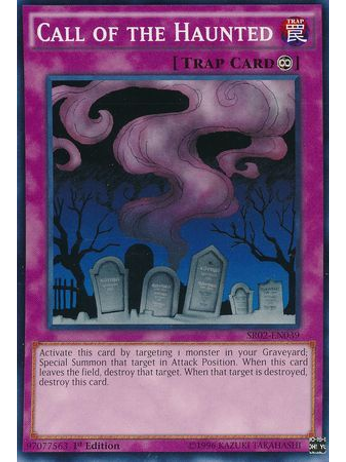 Call of the Haunted - SR02-EN039 - Common 1st Edition 1