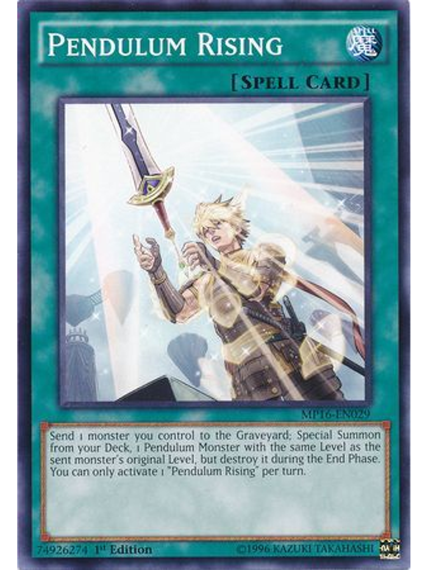 Pendulum Rising - MP16-EN029 - Common 1st Edition 1