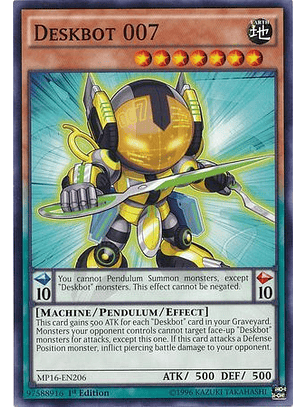 Deskbot 007 - MP16-EN206 - Common 1st Edition