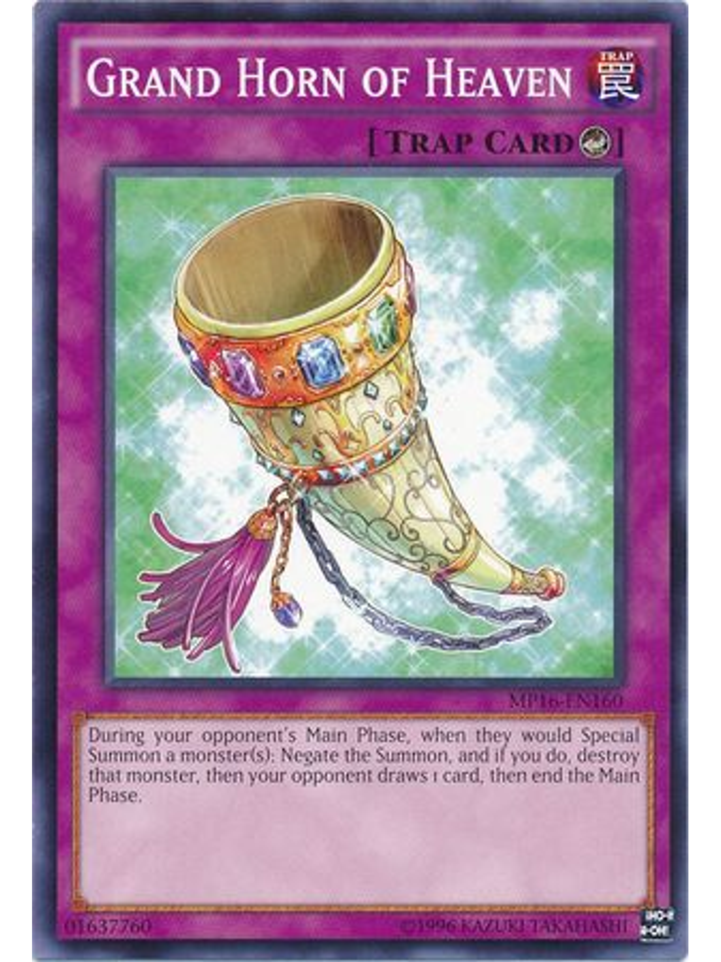 Grand Horn of Heaven - MP16-EN160 - Common 1st Edition 1