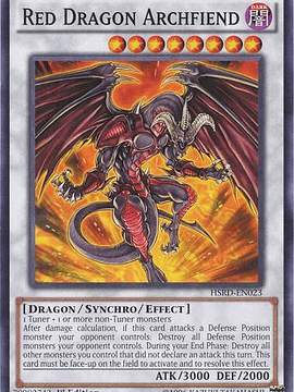Red Dragon Archfiend - HSRD-EN023 - Common 1st Edition