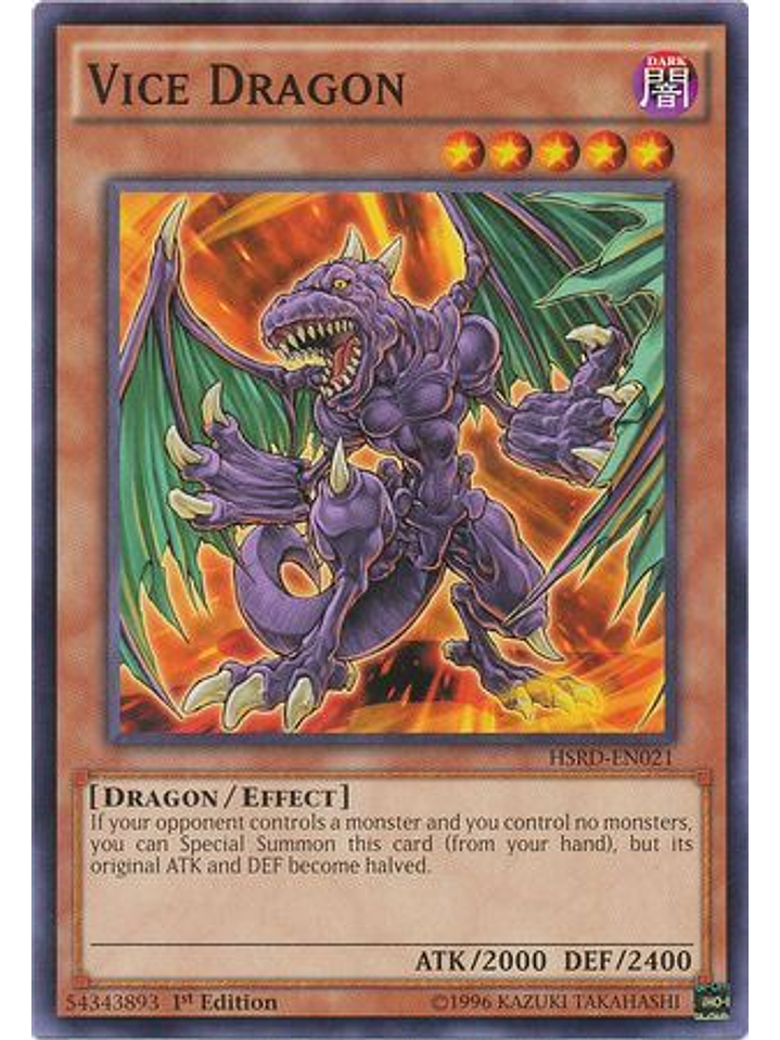 Vice Dragon - HSRD-EN021 - Common 1st Edition 1