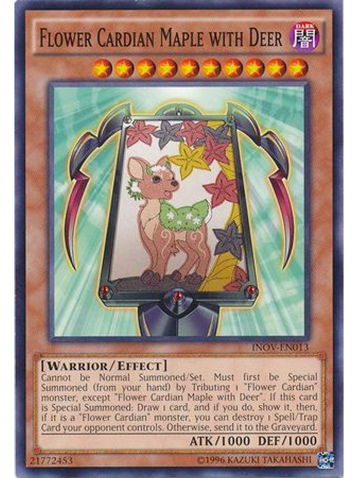 Flower Cardian Maple with Deer - INOV-EN013 - Common Unlimited 1