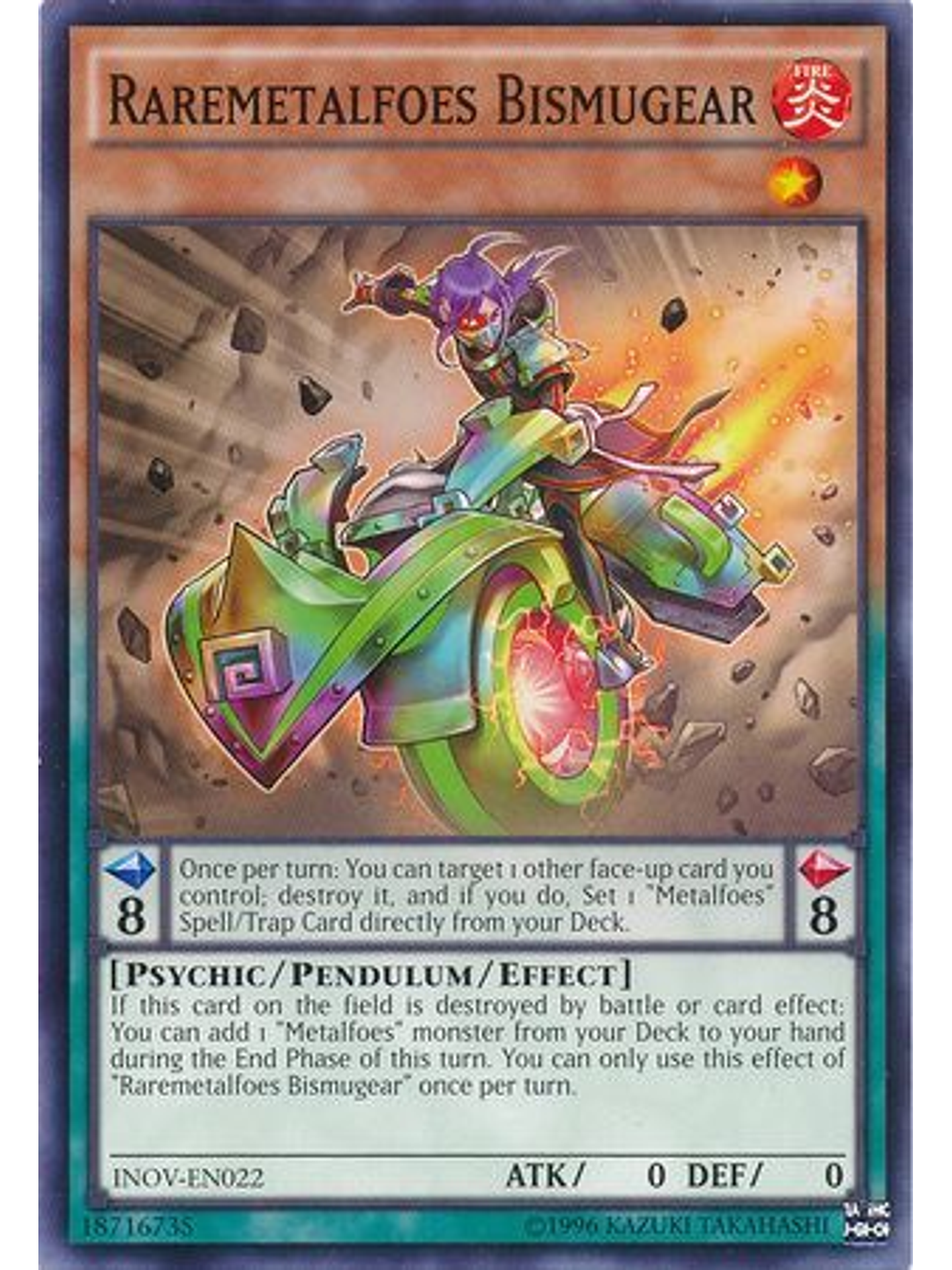 Raremetalfoes Bismugear - INOV-EN022 - Common Unlimited 1