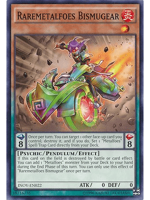 Raremetalfoes Bismugear - INOV-EN022 - Common Unlimited