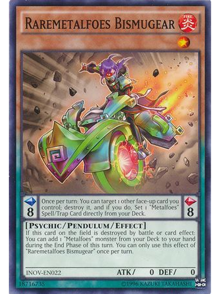 Raremetalfoes Bismugear - INOV-EN022 - Common Unlimited 1