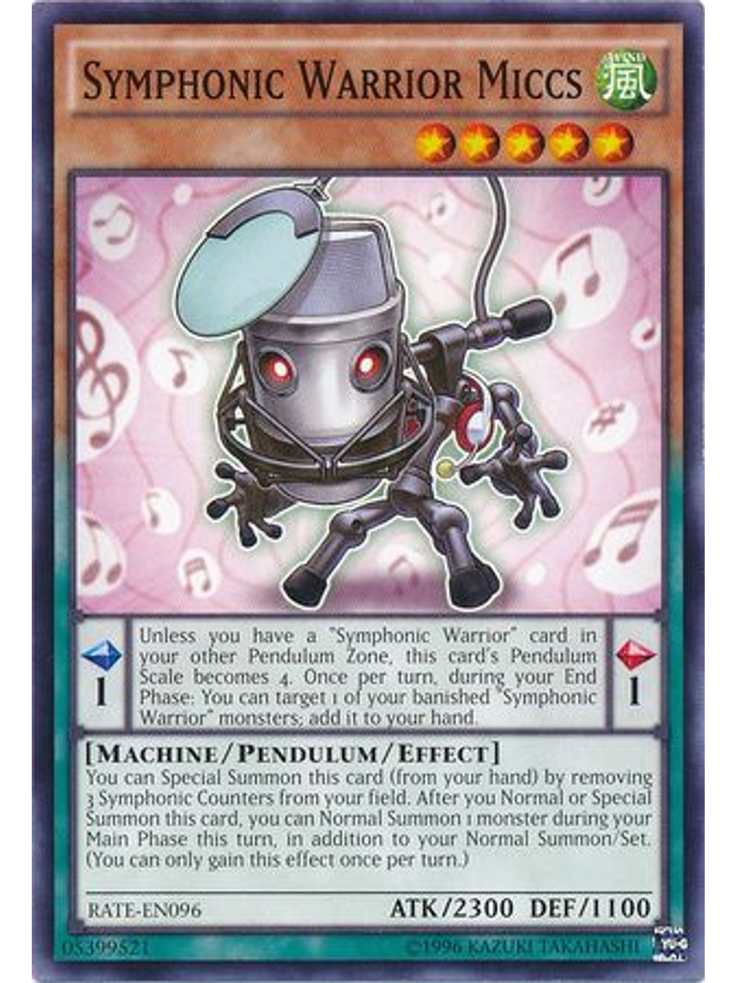 Symphonic Warrior Miccs - RATE-EN096 - Common Unlimited 1