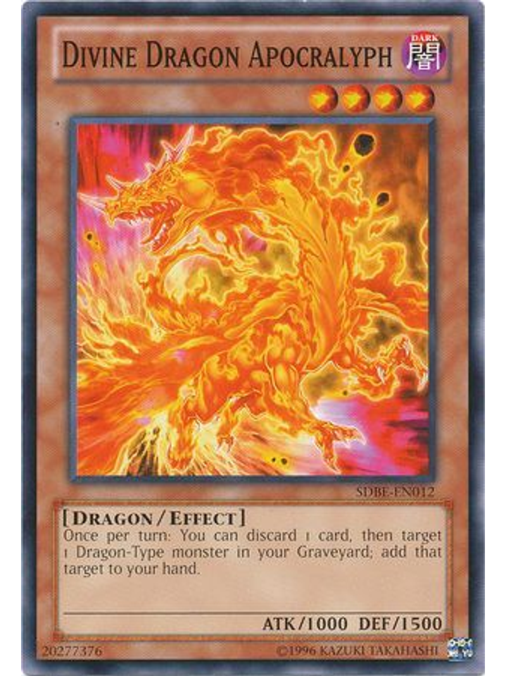 Divine Dragon Apocralyph - SDBE-EN012 - Common Unlimited 1
