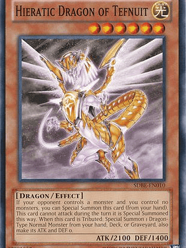 Hieratic Dragon of Tefnuit - SDBE-EN010 - Common Unlimited