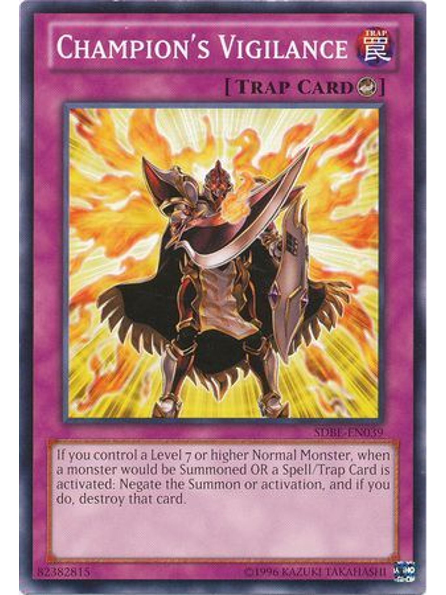 Champion's Vigilance - SDBE-EN039 - Common Unlimited 1