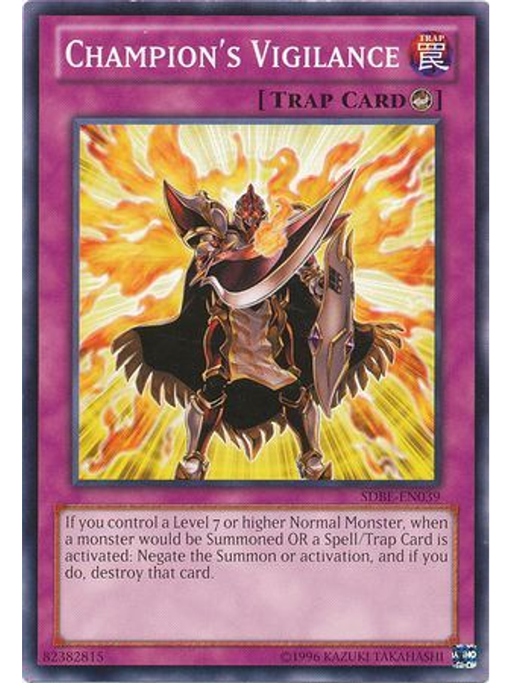 Champion's Vigilance - SDBE-EN039 - Common Unlimited 1
