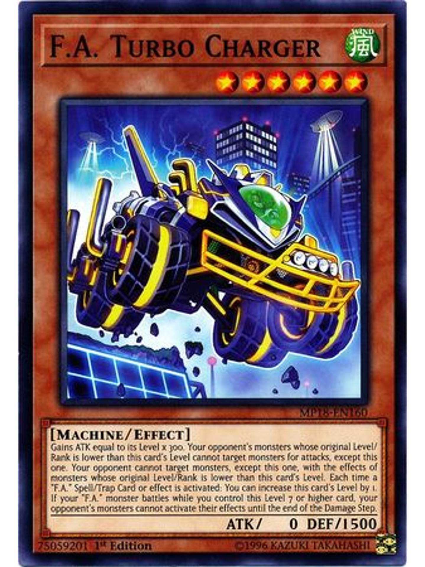 F.A. Turbo Charger - MP18-EN160 - Common 1st Edition 1