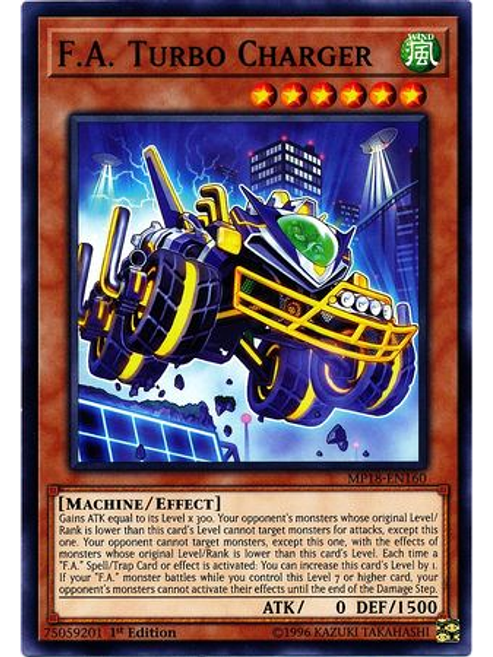 F.A. Turbo Charger - MP18-EN160 - Common 1st Edition 1