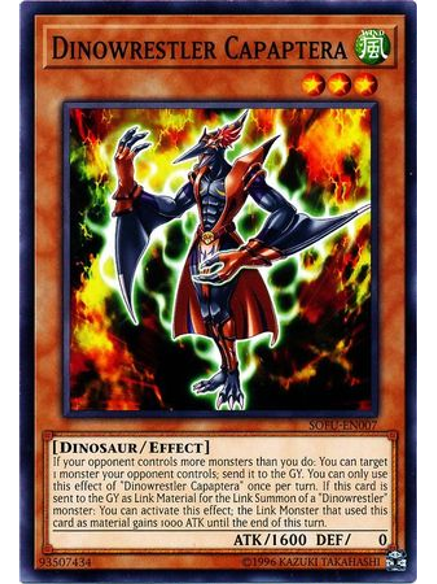 Dinowrestler Capaptera - SOFU-EN007 - Common Unlimited 1