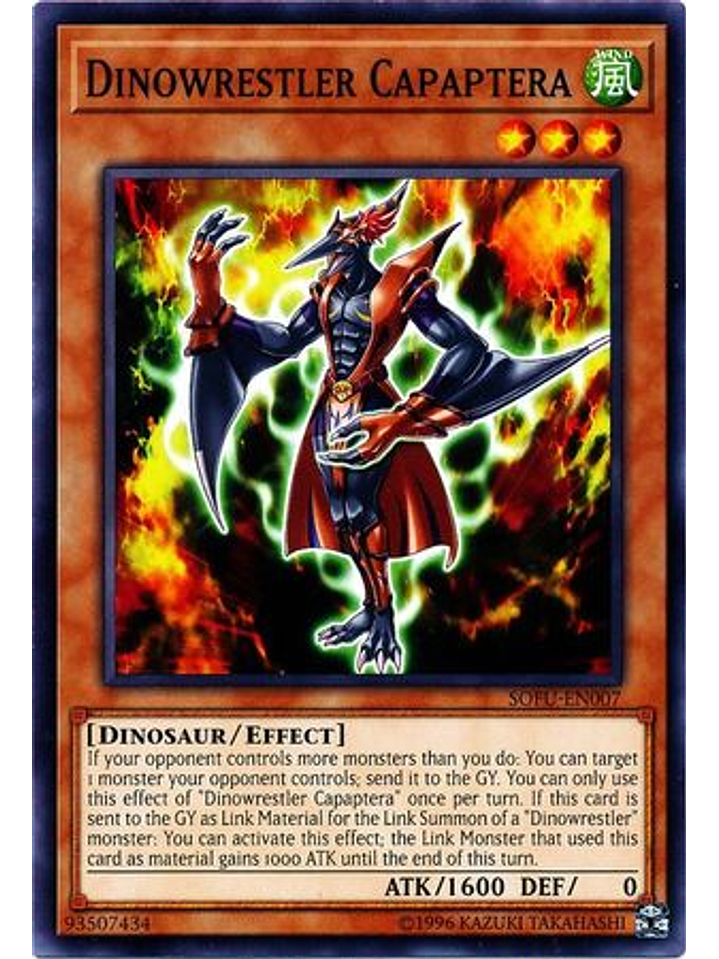 Dinowrestler Capaptera - SOFU-EN007 - Common Unlimited 1