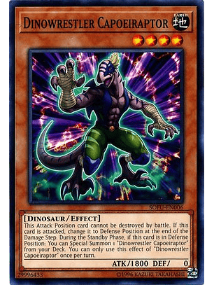 Dinowrestler Capoeiraptor - SOFU-EN006 - Common Unlimited
